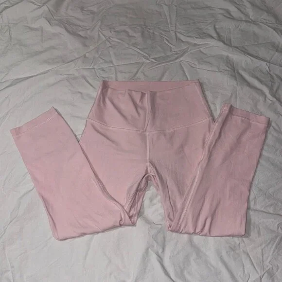 EXCELLENT Lululemon Align High-Rise Crop 21" Leggings Flush Pink Yoga Pants 6 - Picture 4 of 13